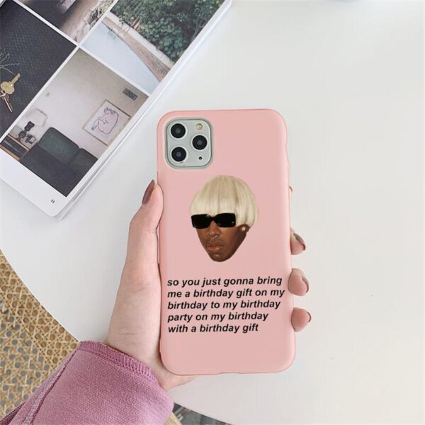 Golf IGOR Bees Matte Pink Silicone Back Phone Case
