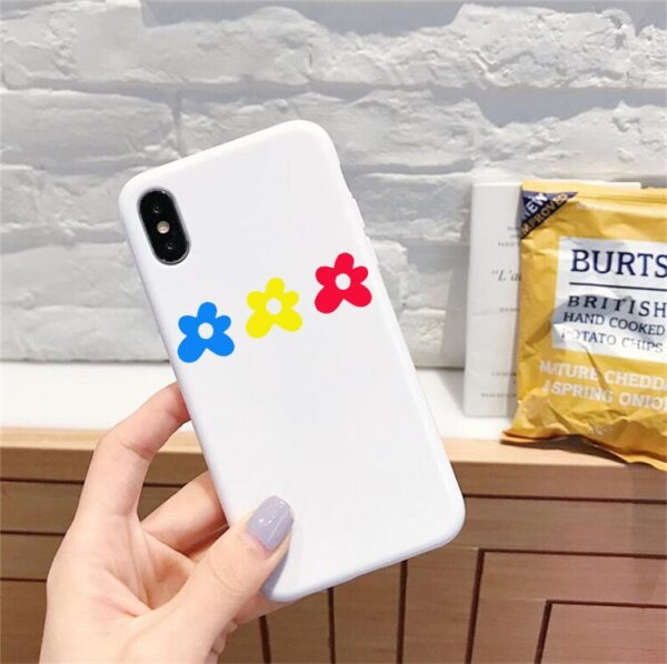 Flower Boy Colored Soft Silicone Phone Case
