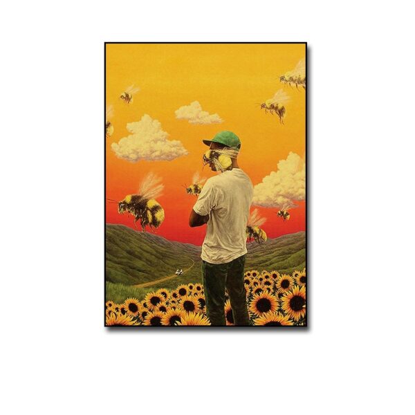 Tyler The Creator Flower Boy Rap Music Canvas Painting