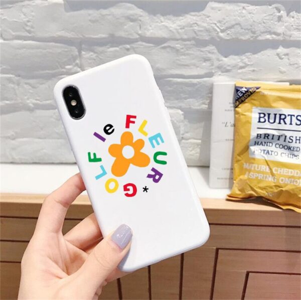 Flower Boy Colored Soft Silicone Phone Case