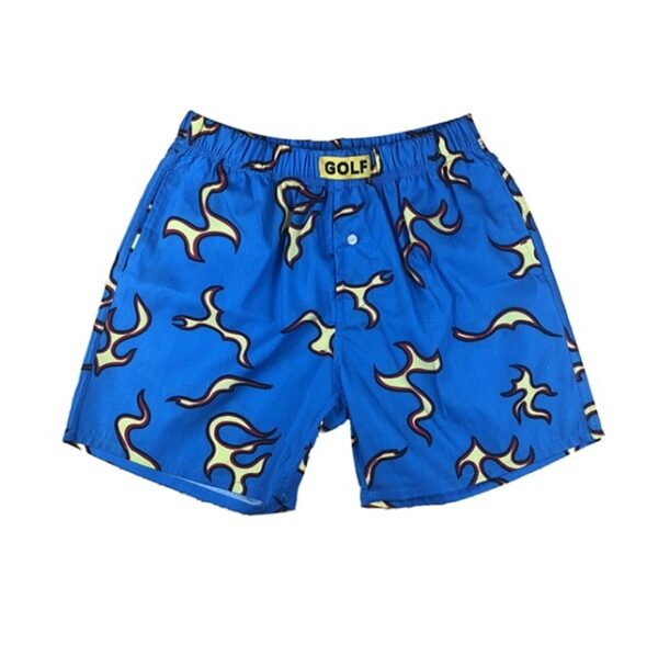 Comfortable Tyler The Creator Golf Fire Casual Shorts